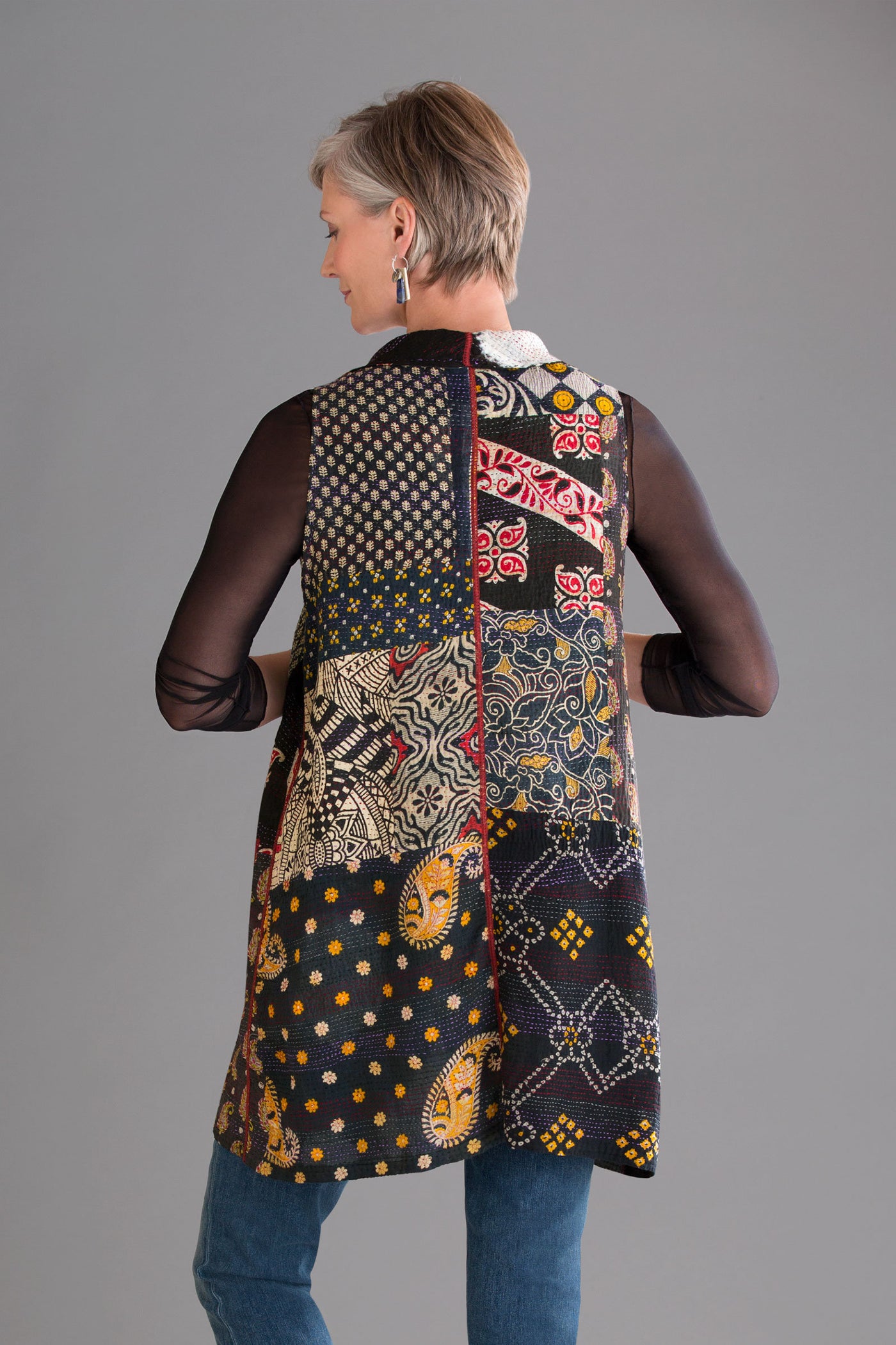 black, side 2, back