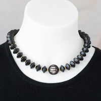 14k Gold Accordion Necklace
