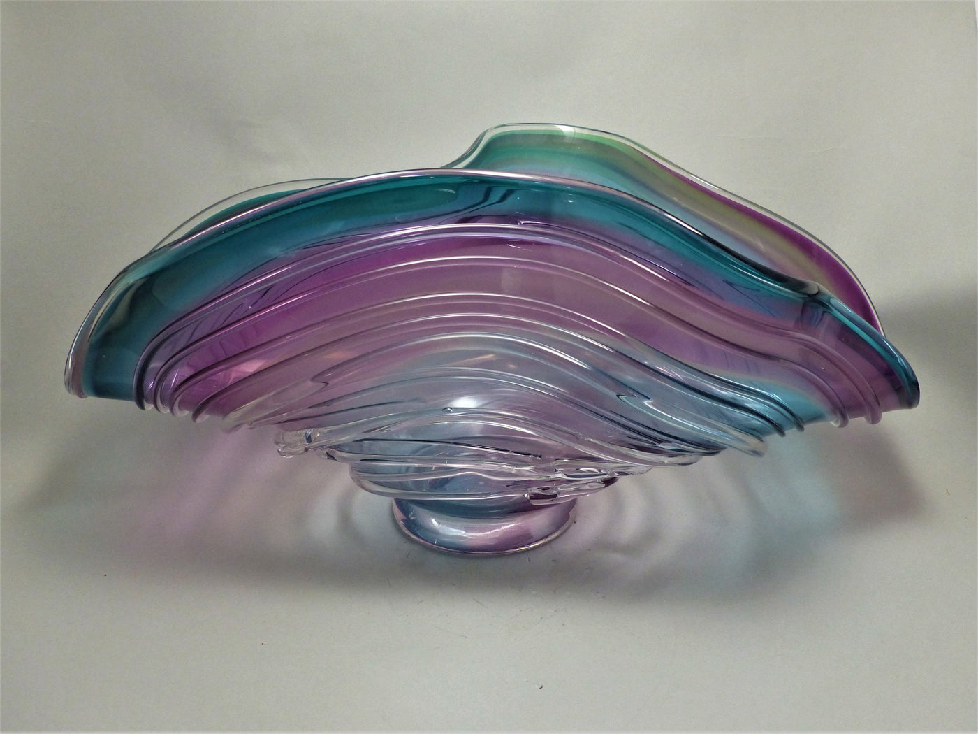 Emerald Folded Bowl I