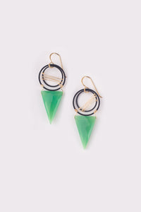 Chrysoprase Ascent Earrings