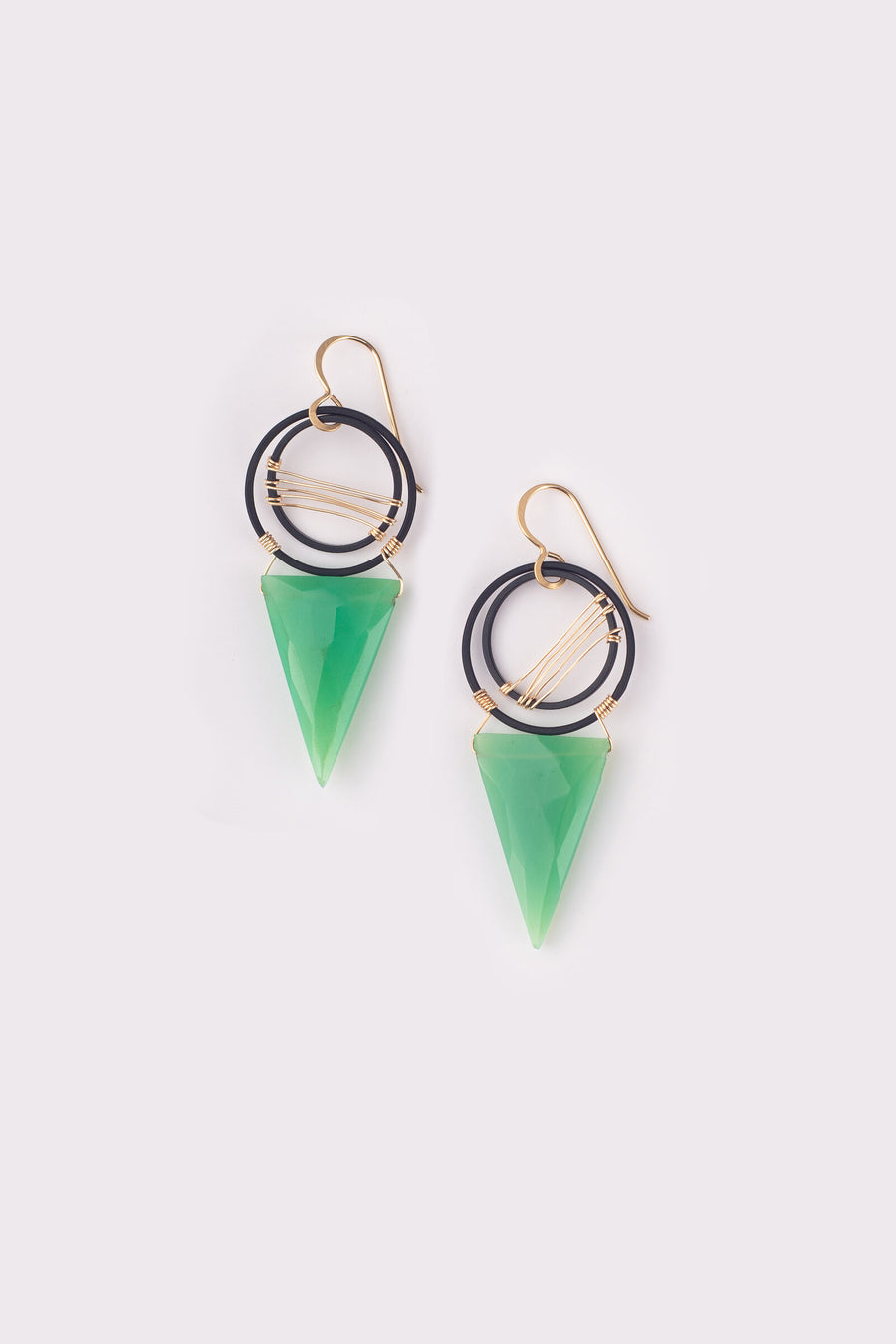 Chrysoprase Ascent Earrings