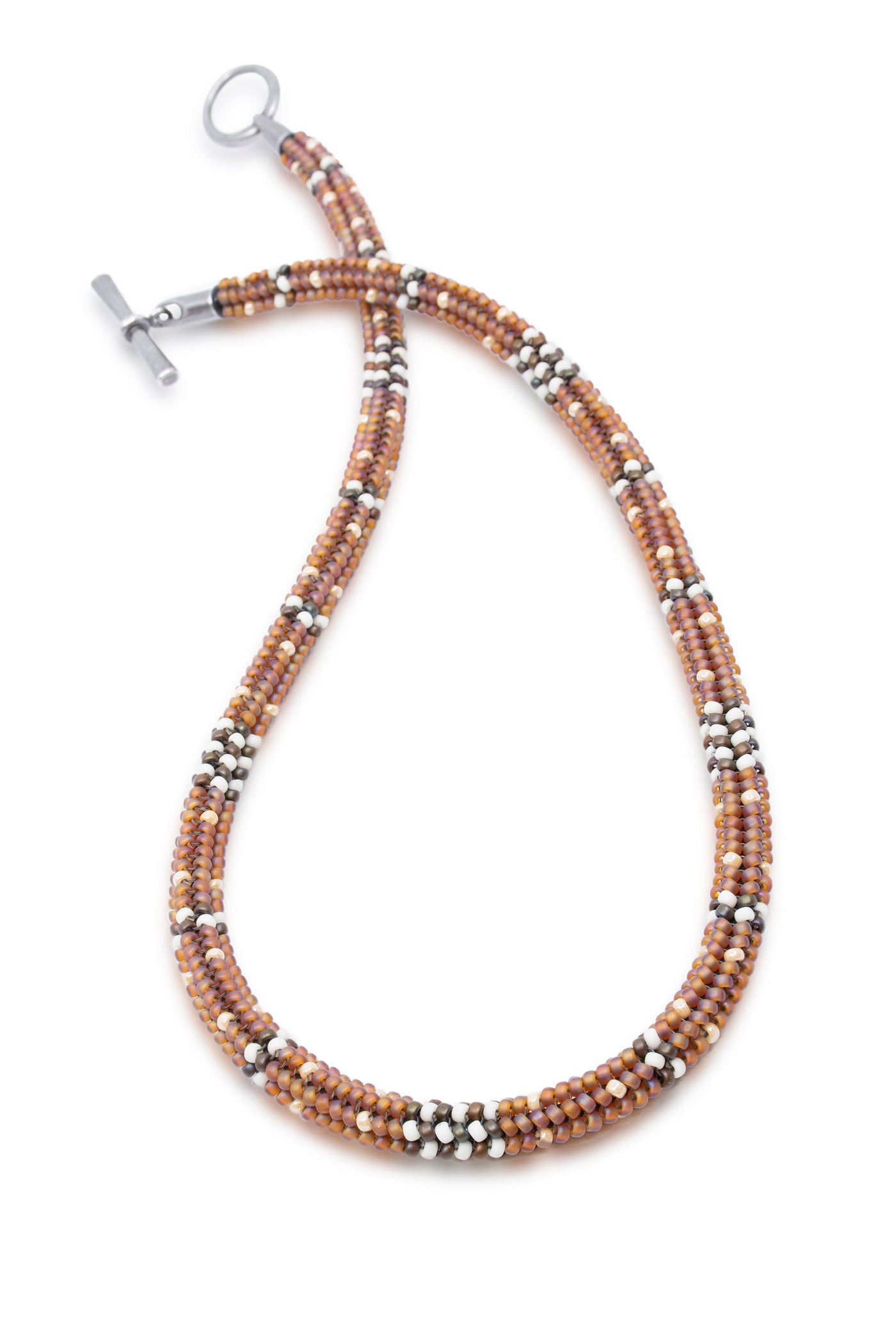 Caramel Latte Woven Necklace