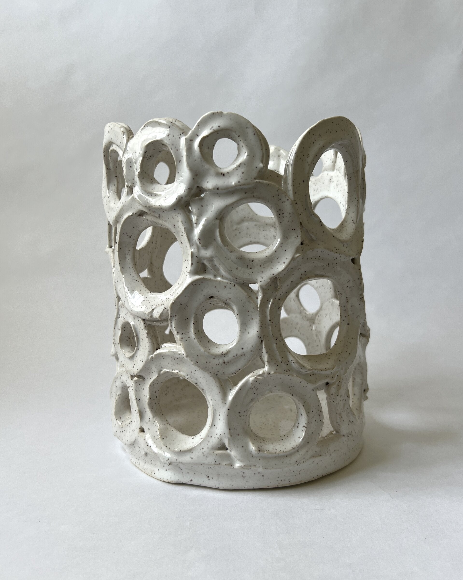 White Stone Cylinder