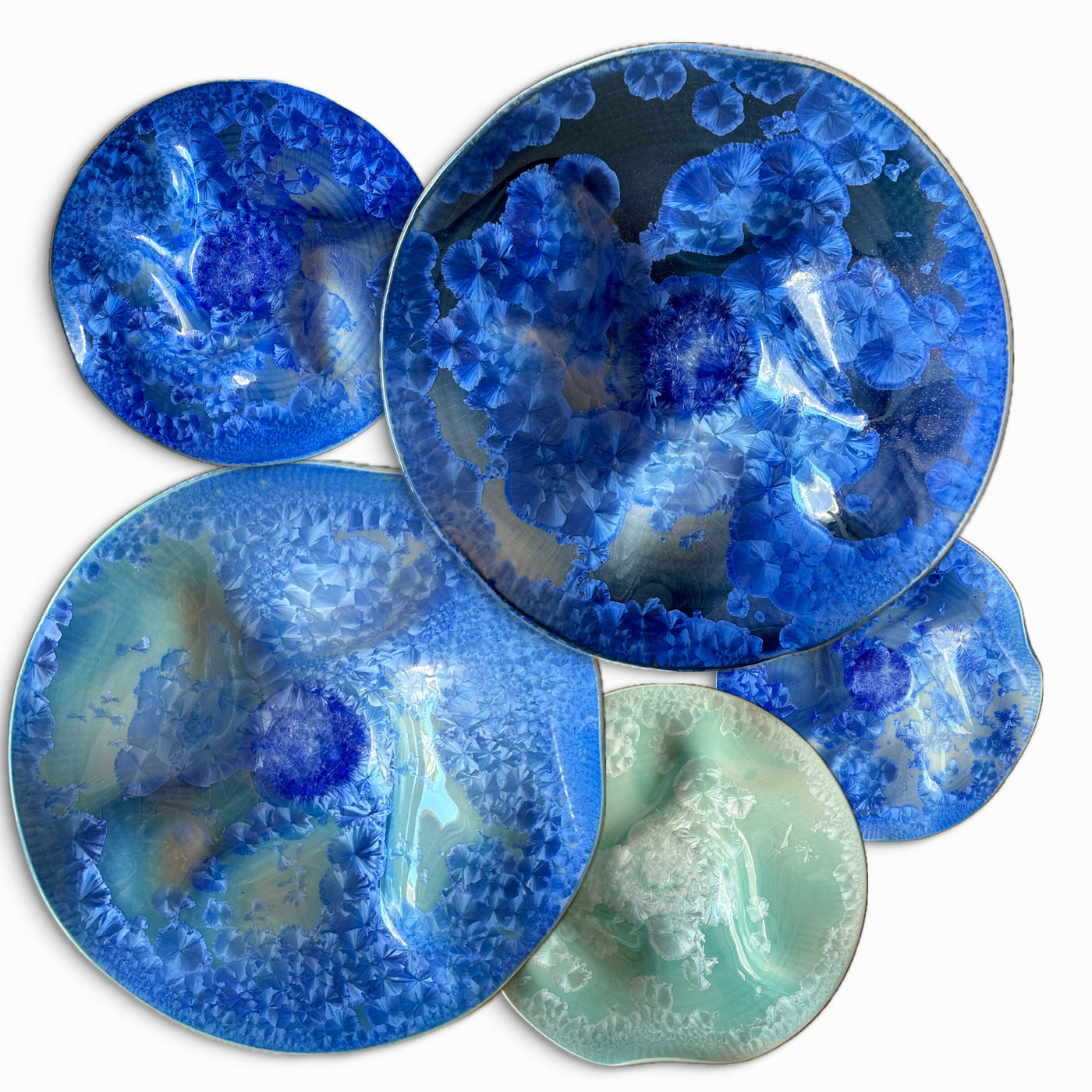 Laguna Series, Ombre Deep Blue to Aqua