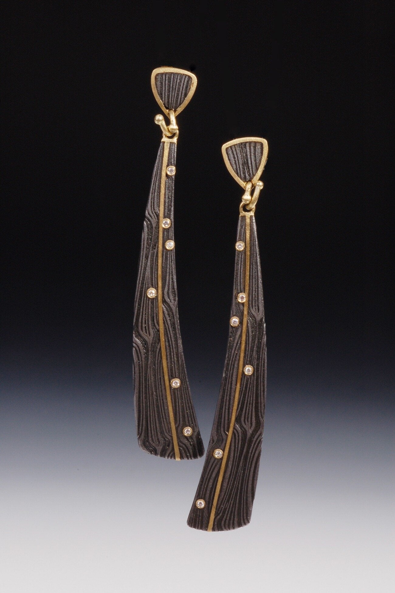 X Triangle Dangle Earrings