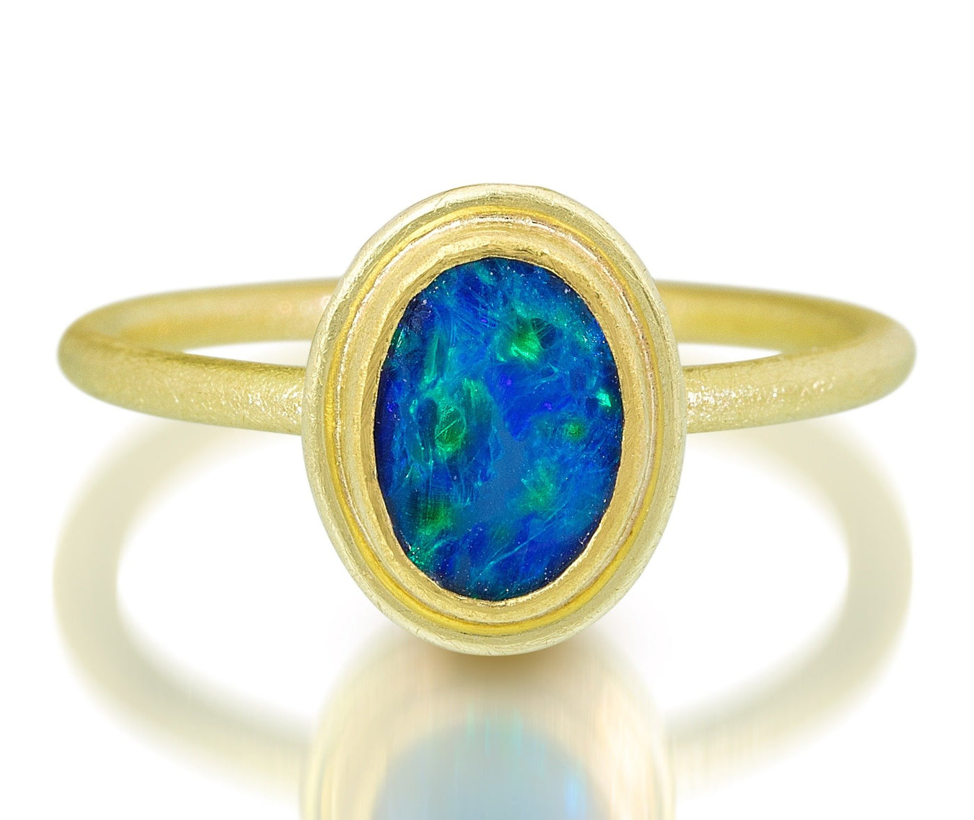 Australian Opal Stacking Ring