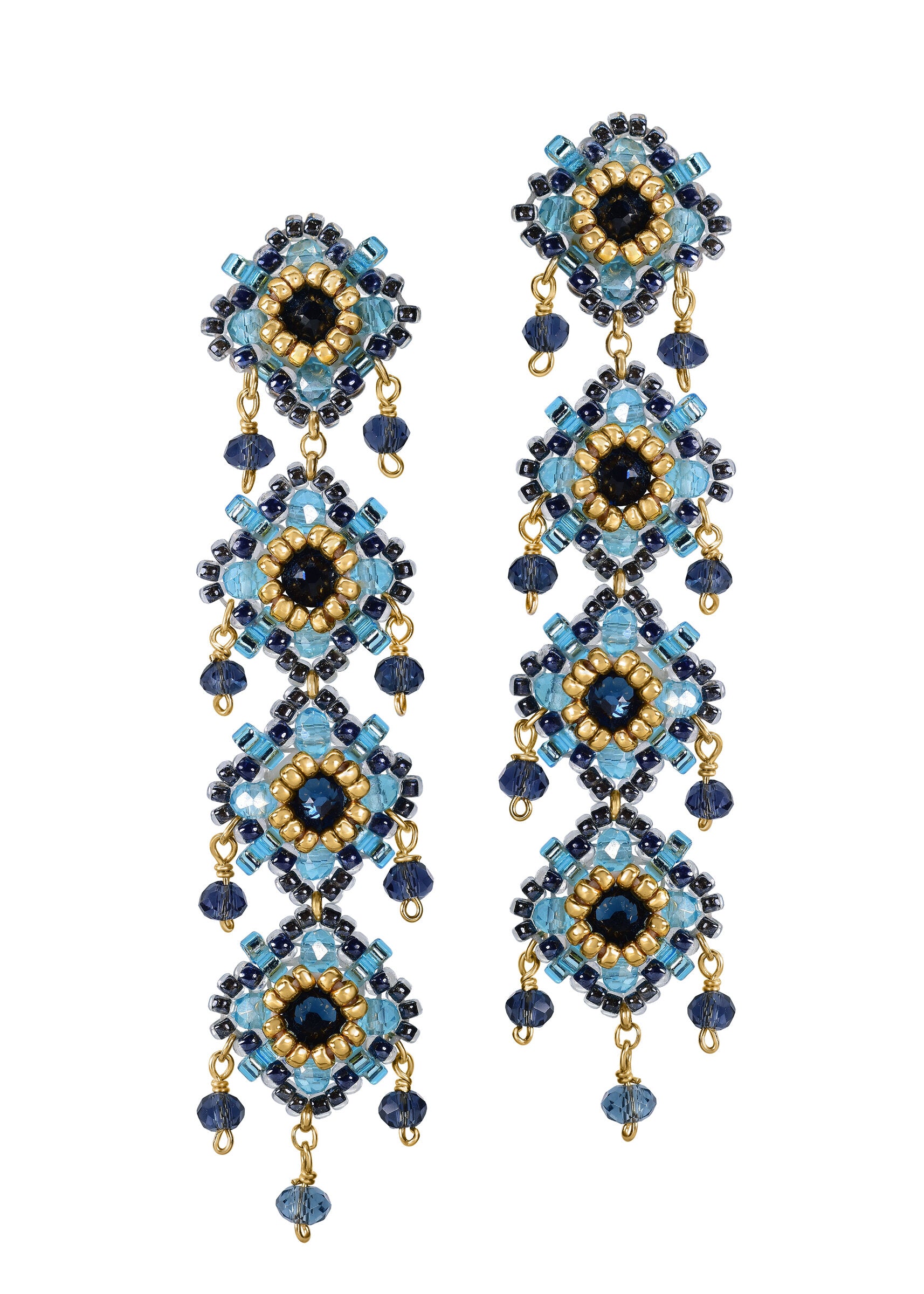 Linear Clover Earrings