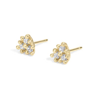 Diamond Honeycomb Earrings