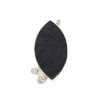 Natural Surface Black Onyx Ring
