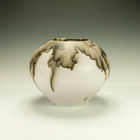 Lavender Horsehair Raku Pottery