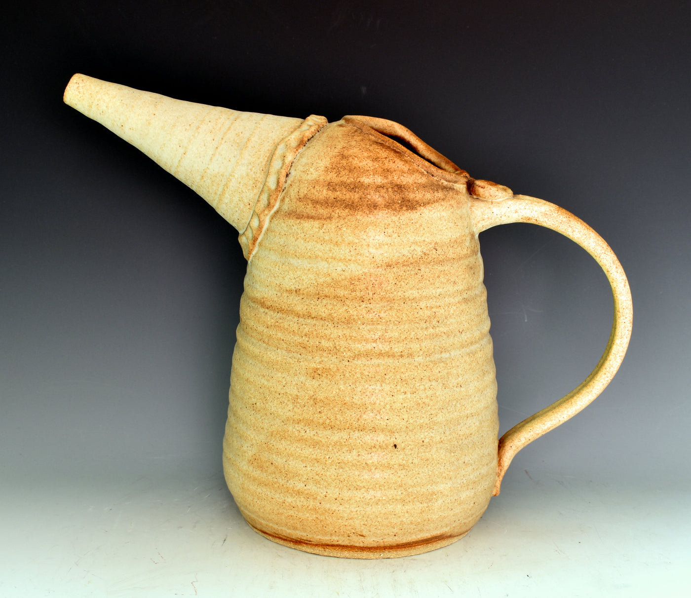 Stoneware Wheel Thrown Pitcher
