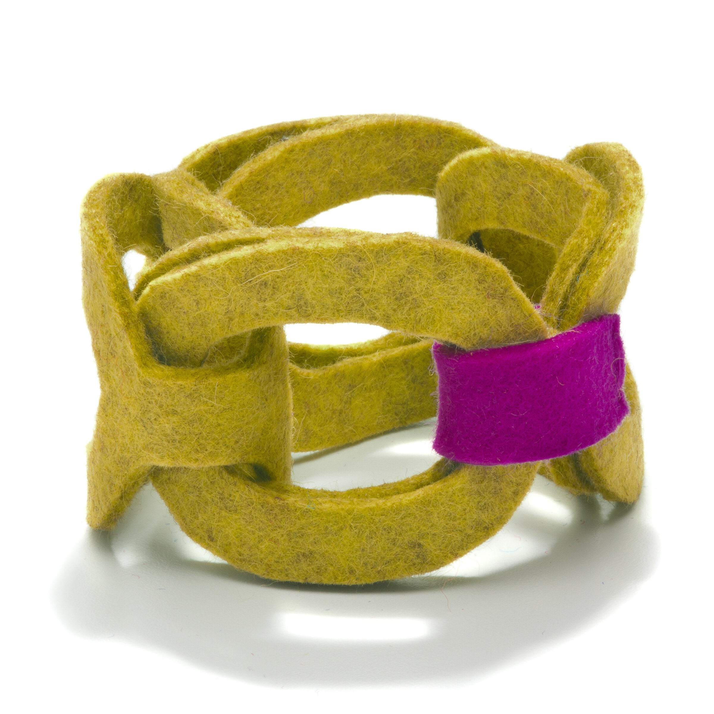 Spicy Mustard with Magenta Tab