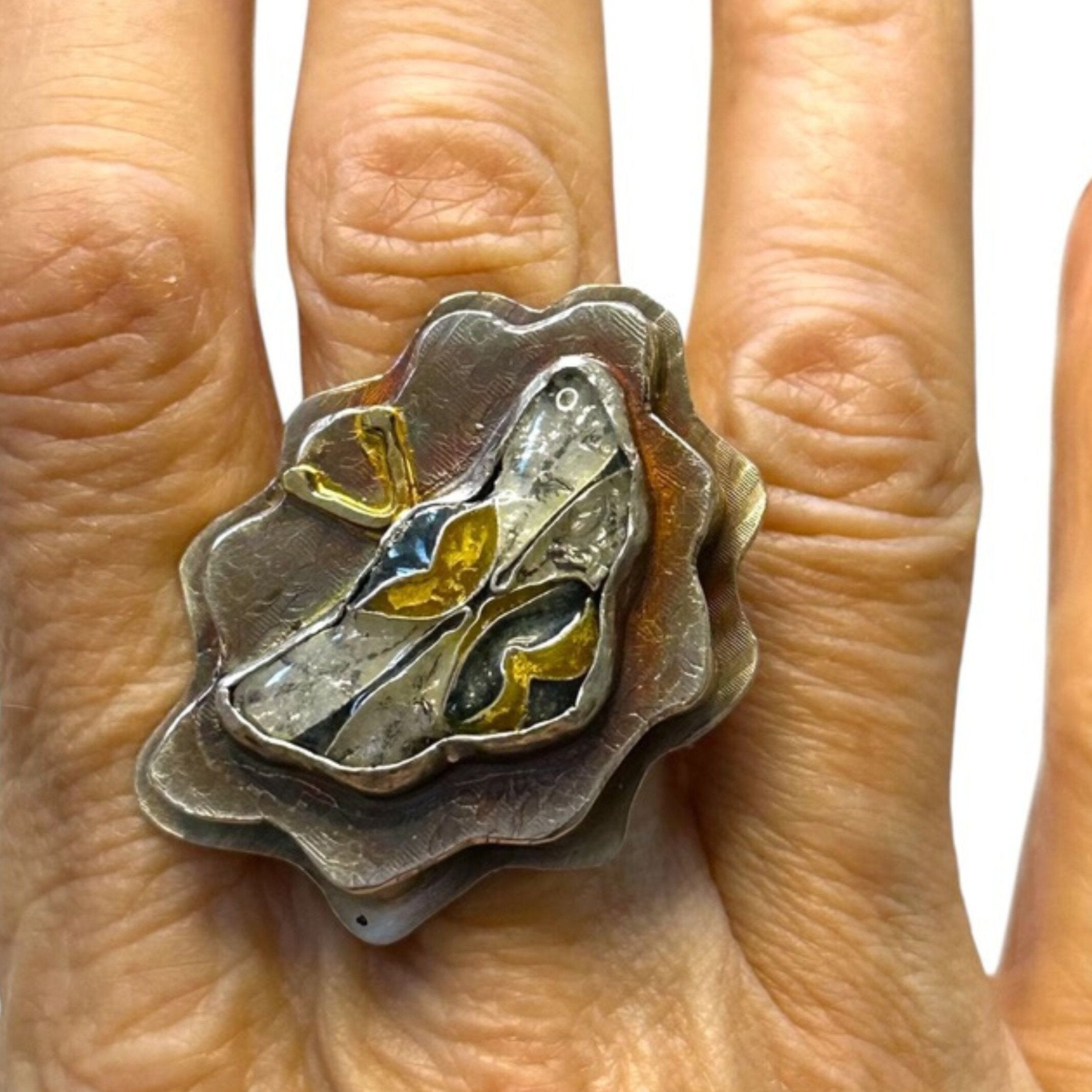 Bumblebee Statement Ring