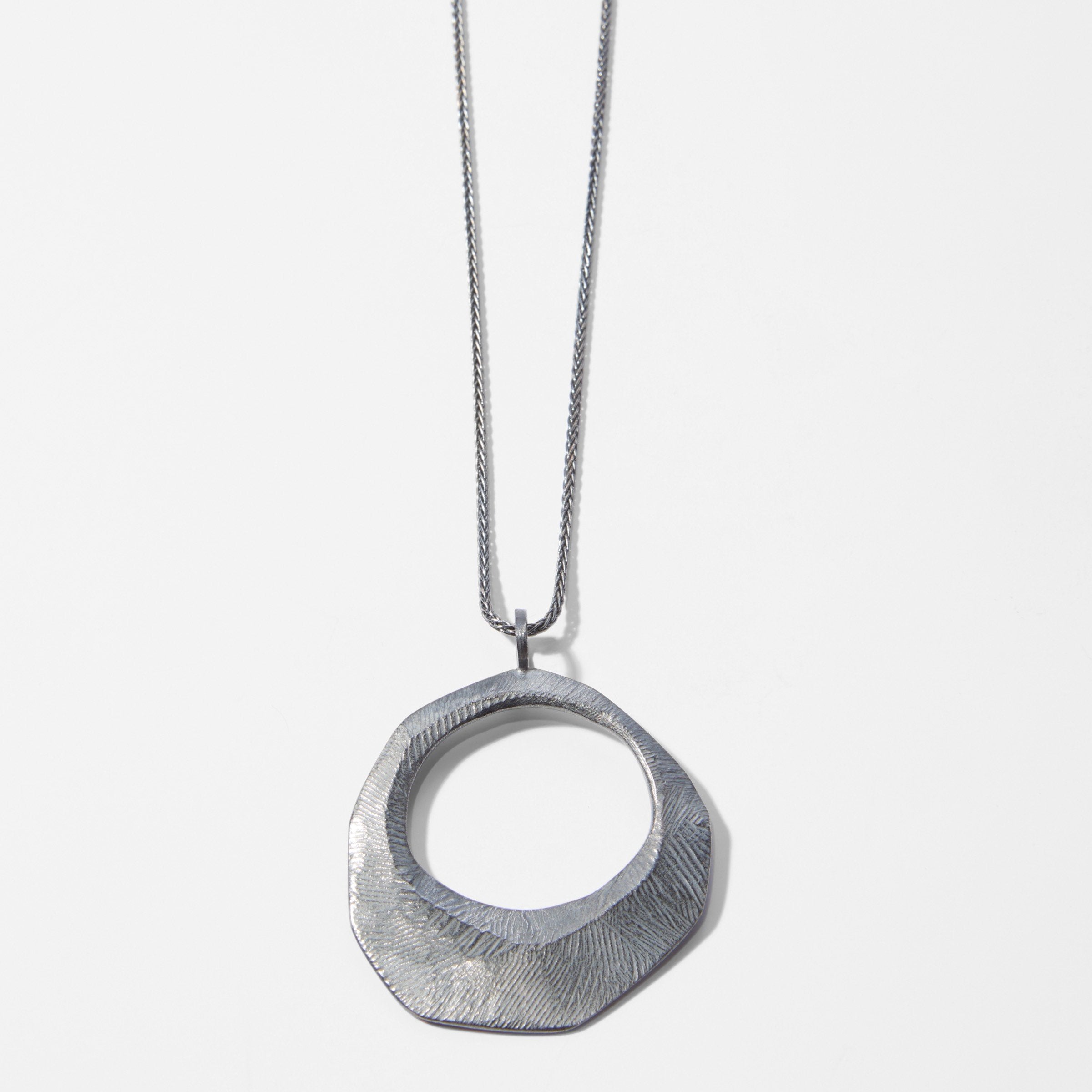 Faceted Open Pendant