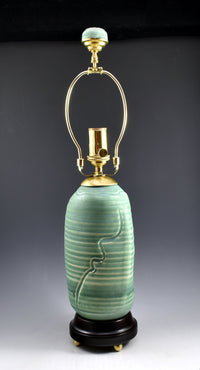 Celadon Green Porcelain Table Lamp