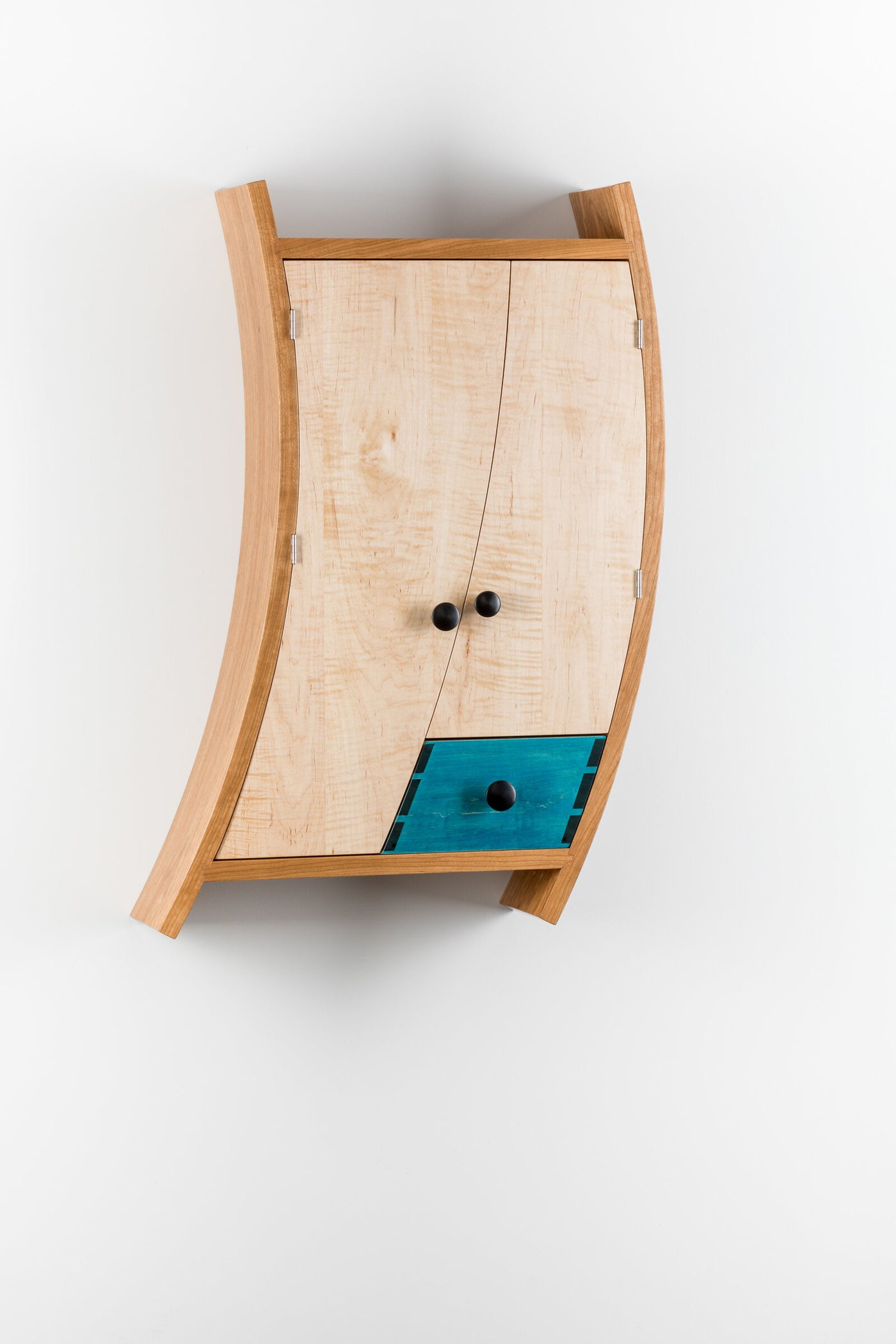 Curved Liquor Cabinet