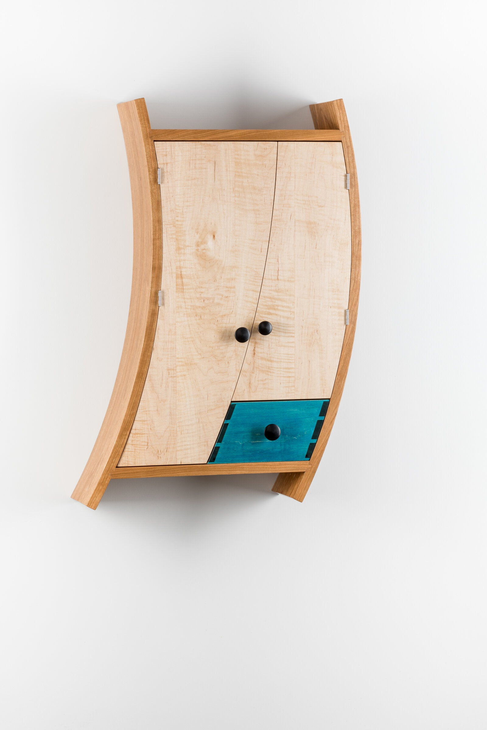 Curved Liquor Cabinet