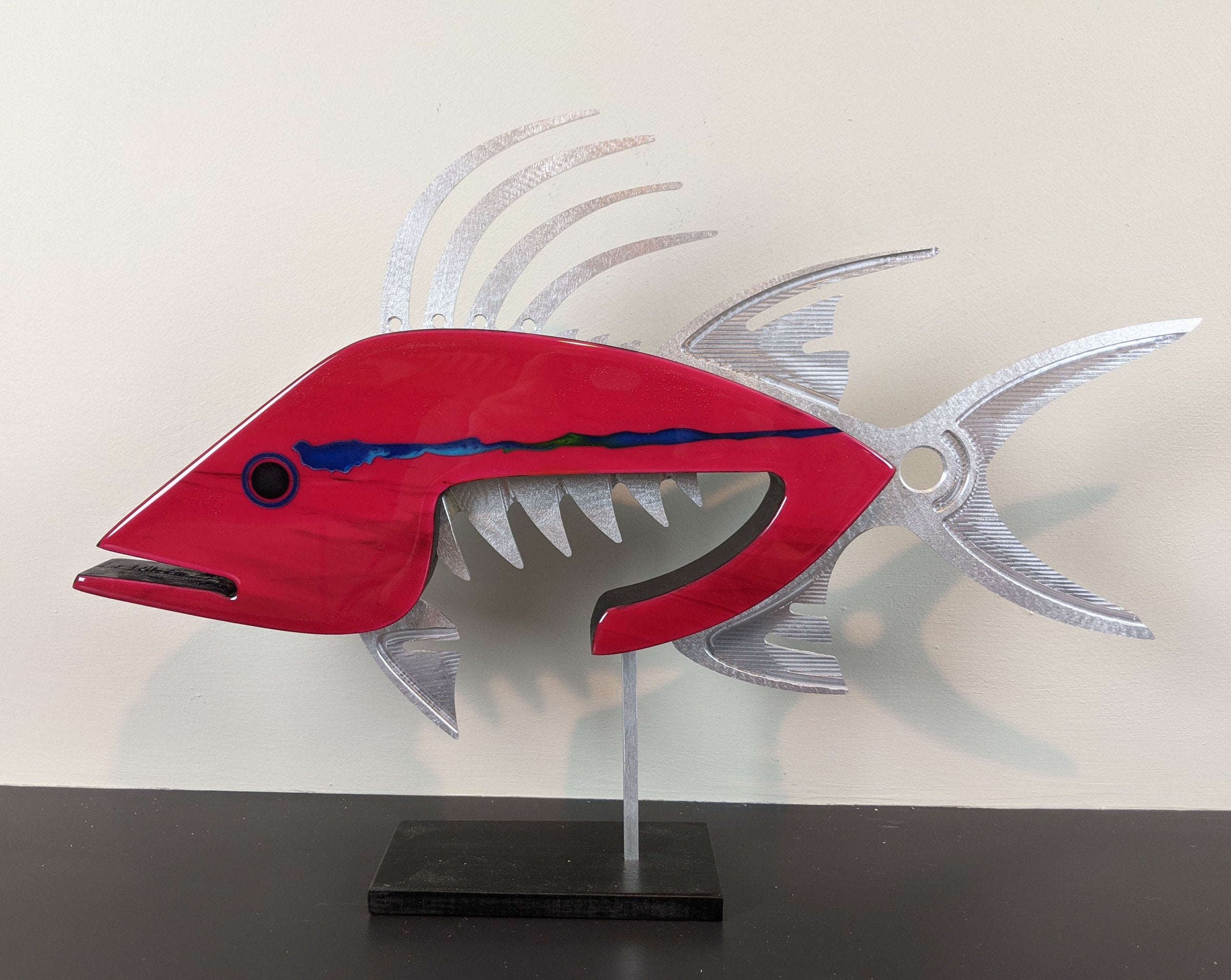 Little Hog in Deep Red