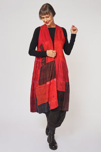 Back Pleated Maxi Vest #4