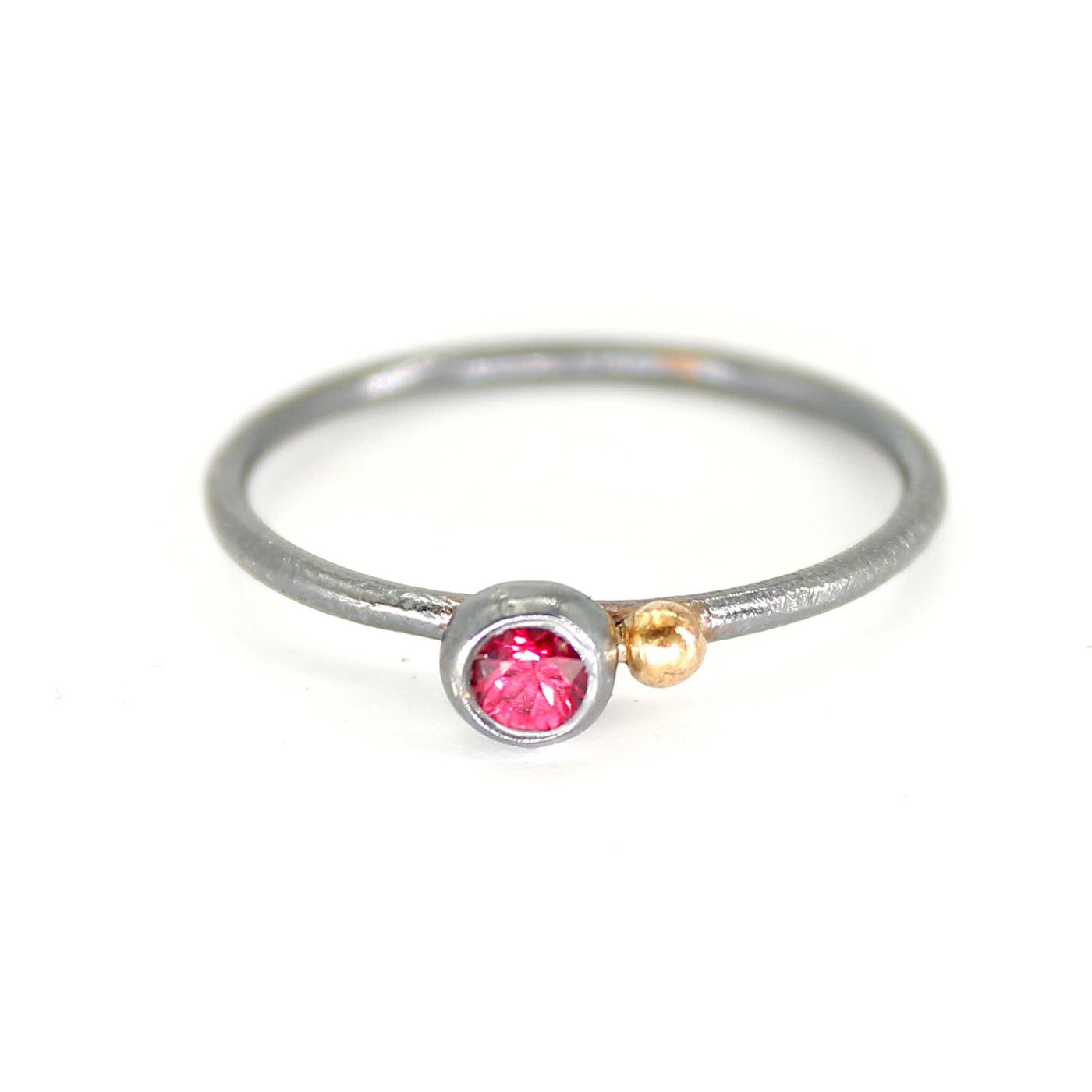 Red Sapphire Stacking Ring