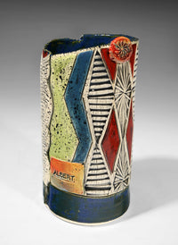 Red Diamond Vase