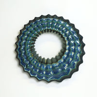 Echo Wall Sculpture in Lime Moondust
