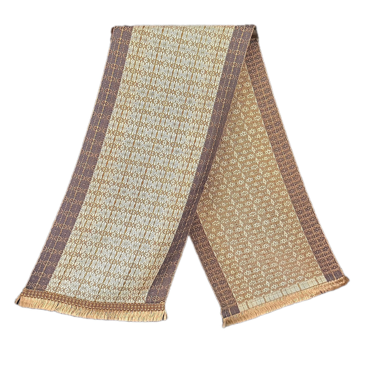 Reversible Handwoven Hazelnut Pub Table Runner