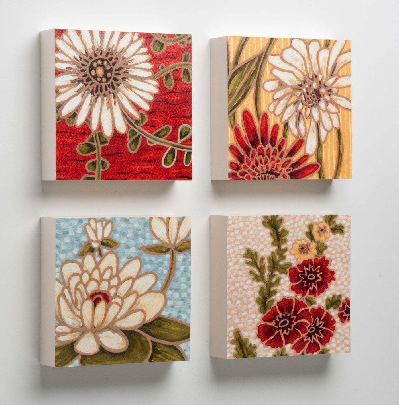 Caroline, Evelyn, Blair, Natasha Wooden Tiles