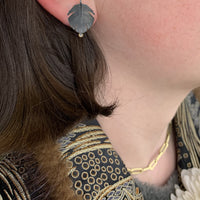Feather Post Earrings