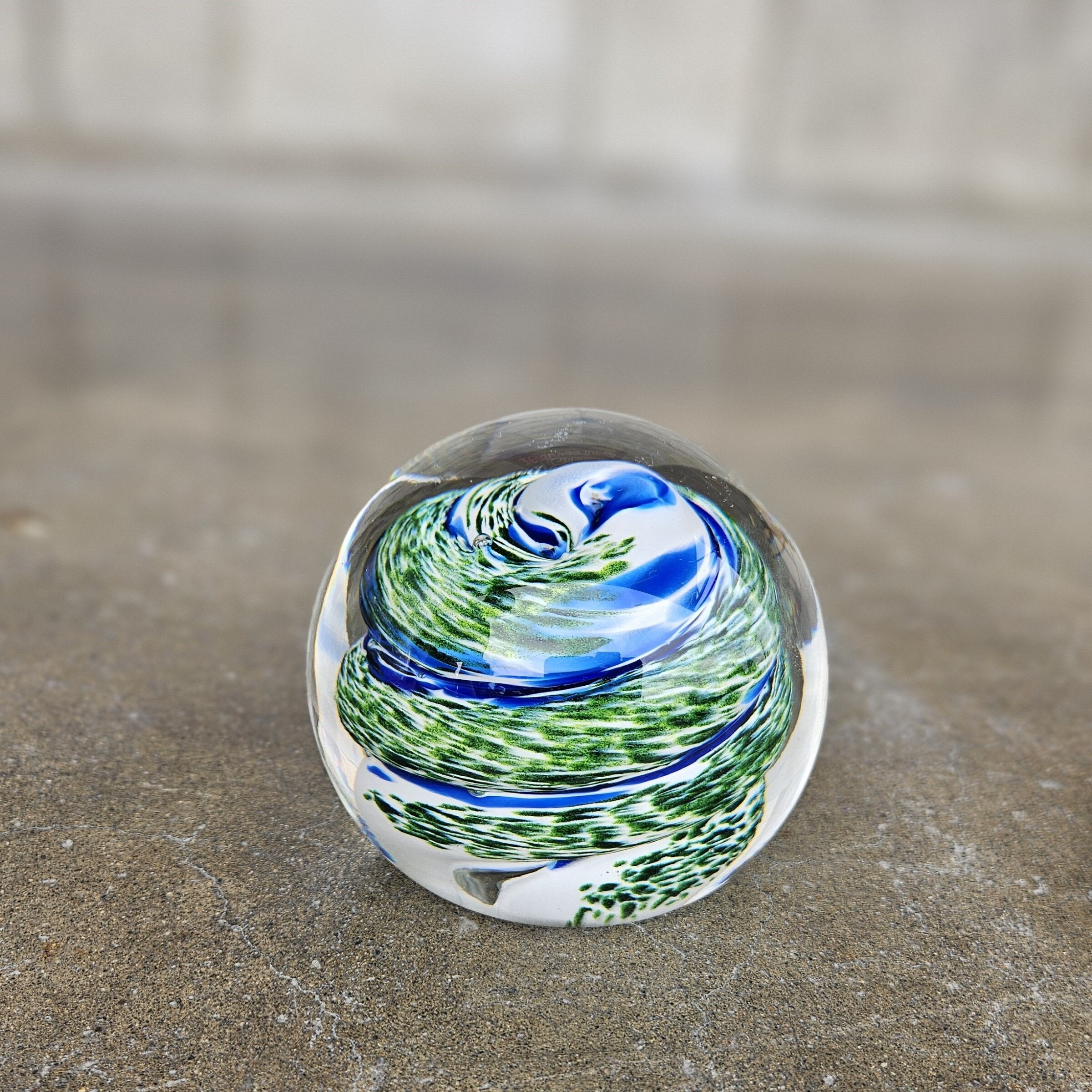 Aventurine Green and Blue Swirl