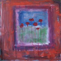 Abstract with Poppies