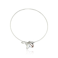 Anise Fold Bright Silver Necklace