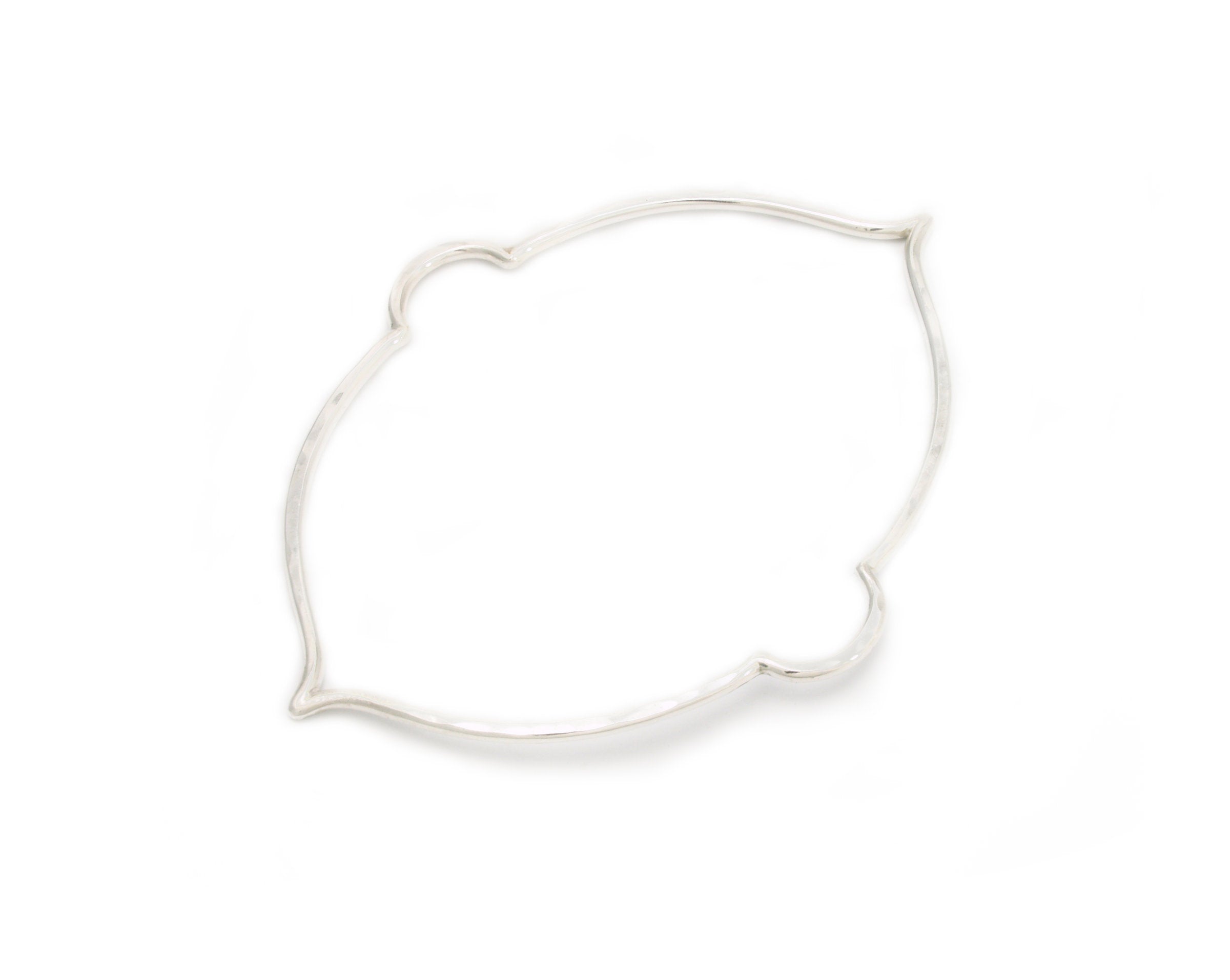 Forged Arabesque Bangle Bracelet