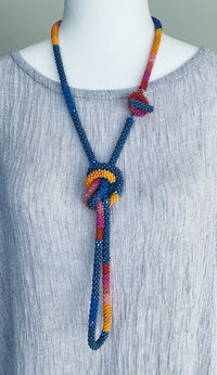 Sunrise Crochet Necklace