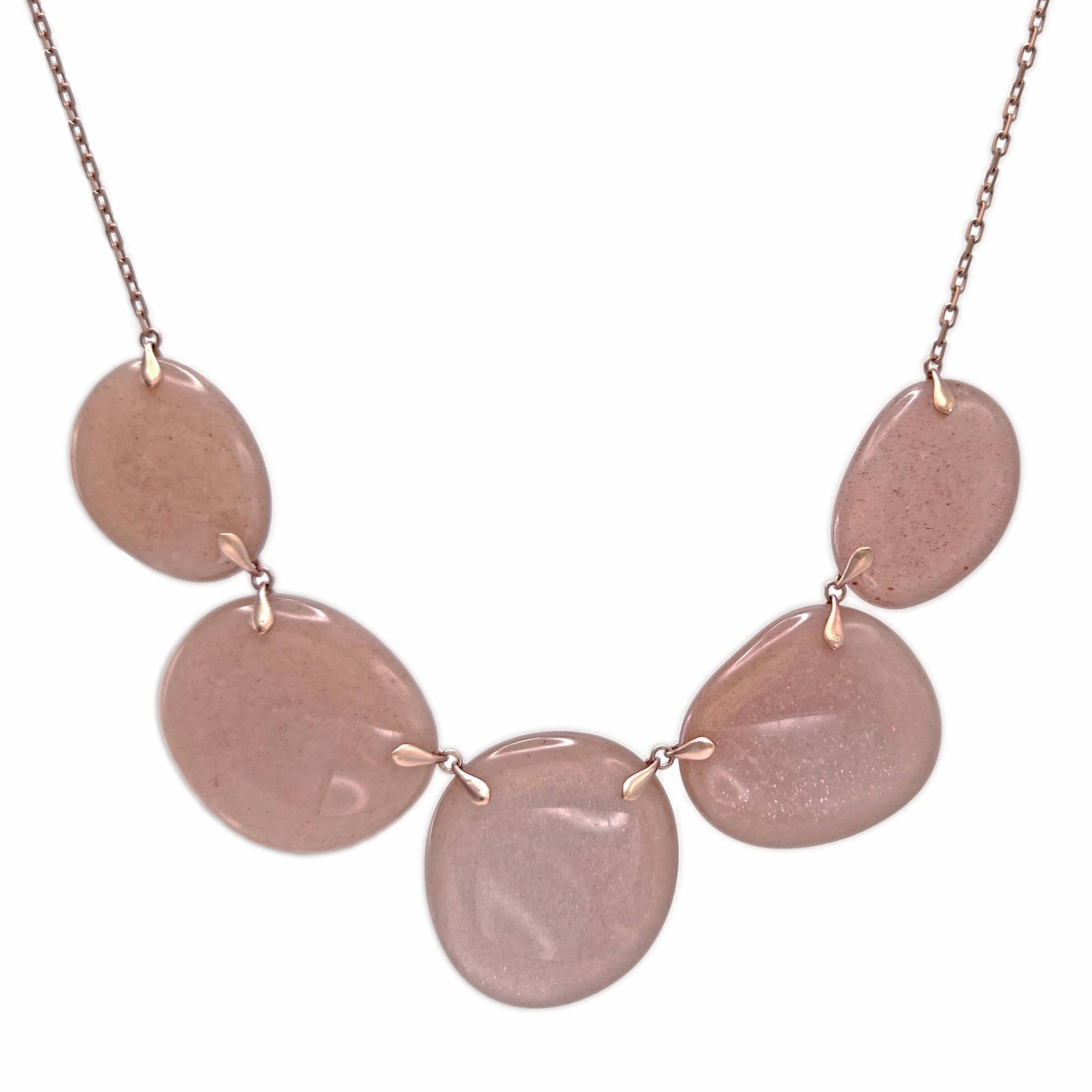 Rose Moonstone Necklace