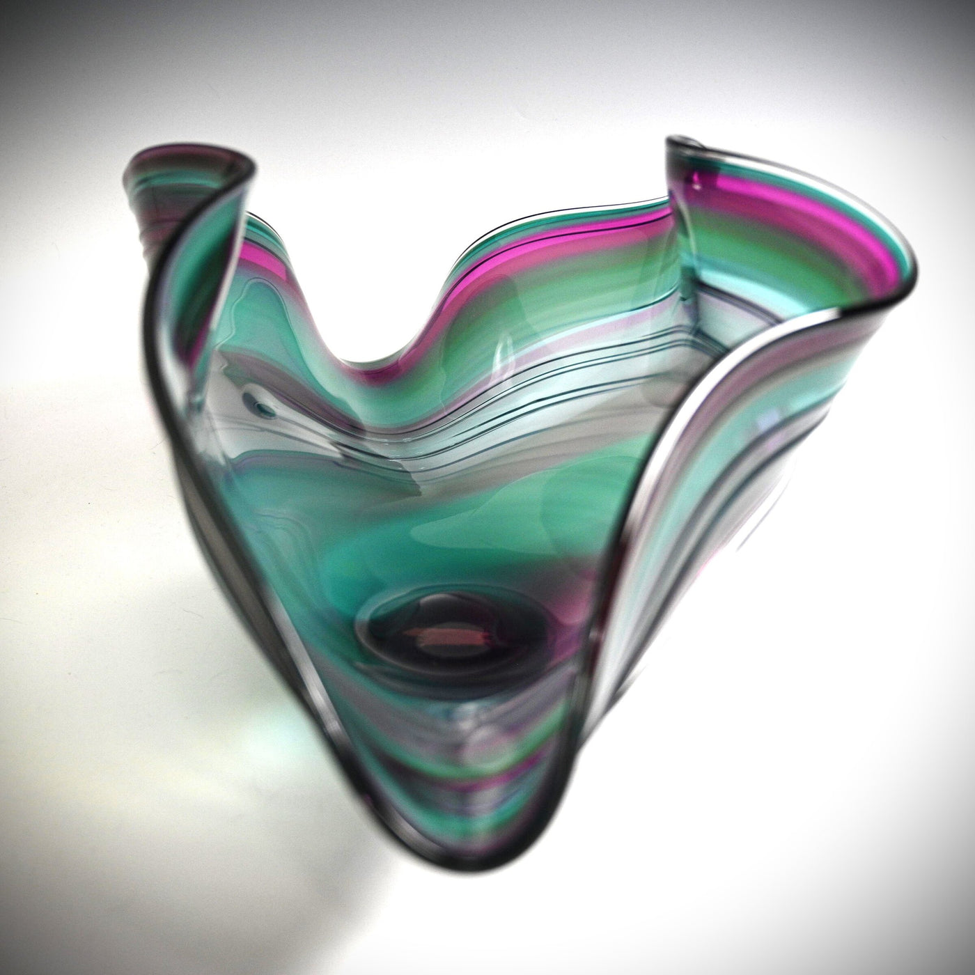 Blue/Pink Folded Bowl