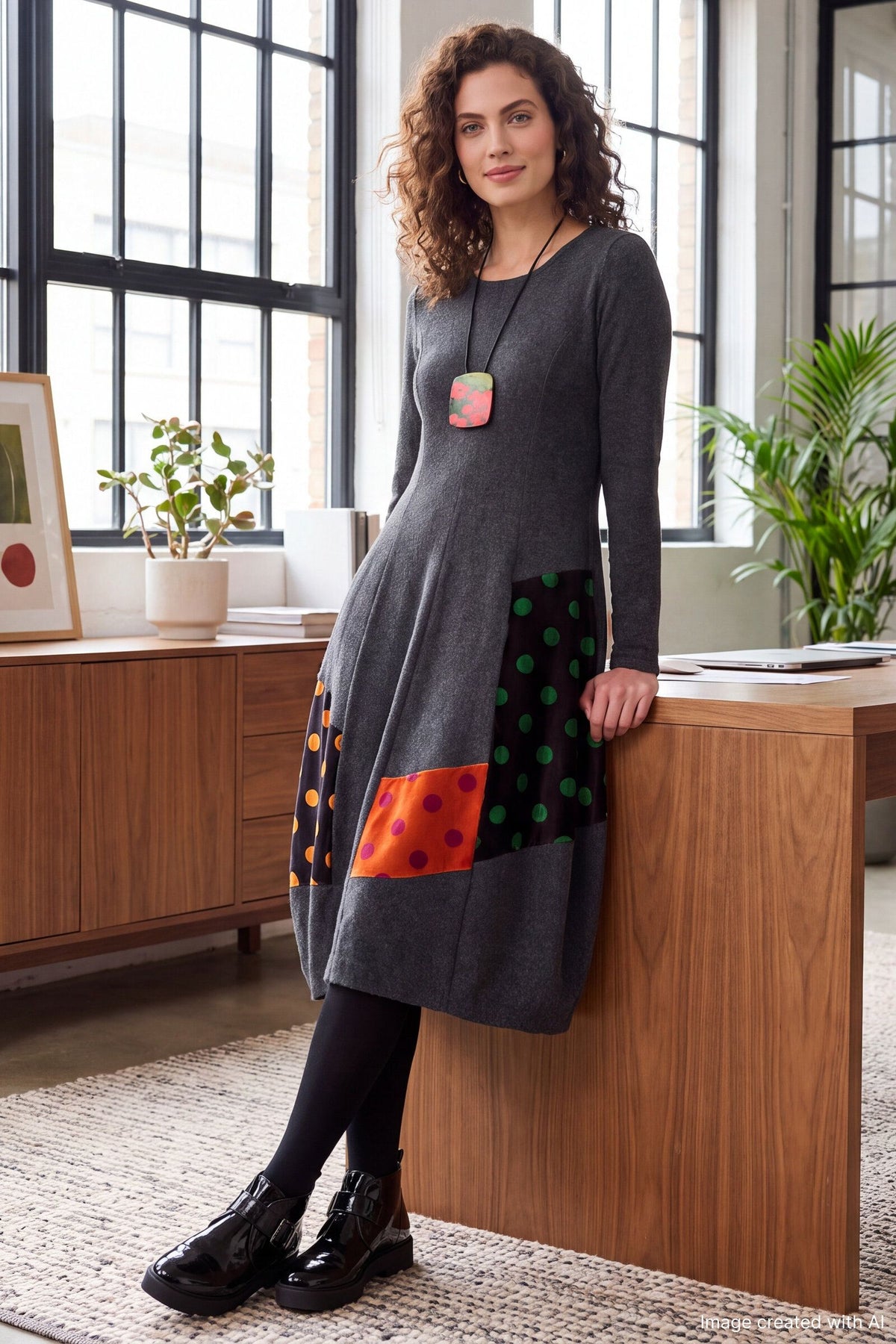 Delia Dot Dress