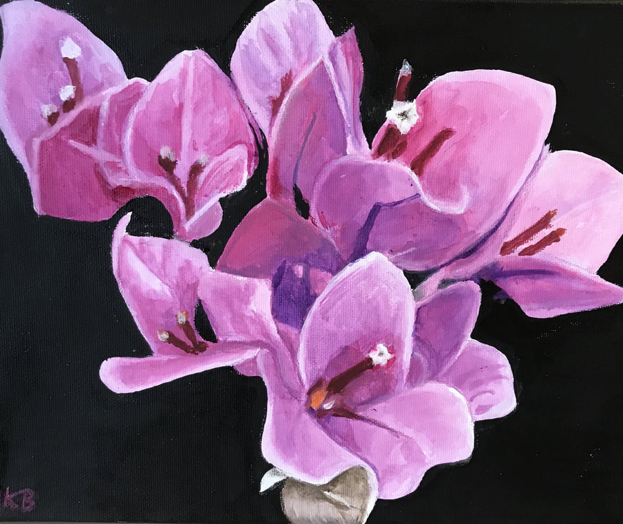 Magenta Floral Spray