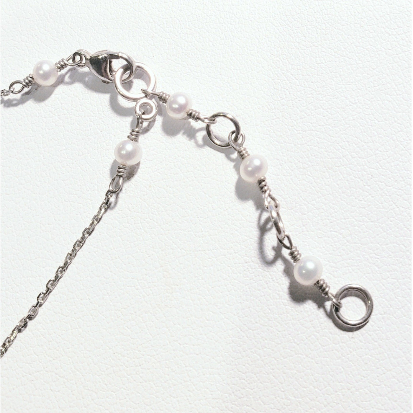 handmade extender with pearls