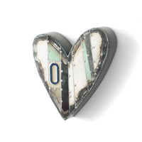 Small Green Heart with O