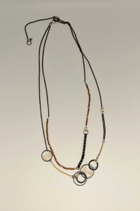 Burnished Orbit Necklace