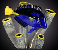 Hippo Tang on Tube Coral