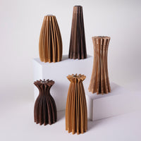 Sliced Woodcut Vases