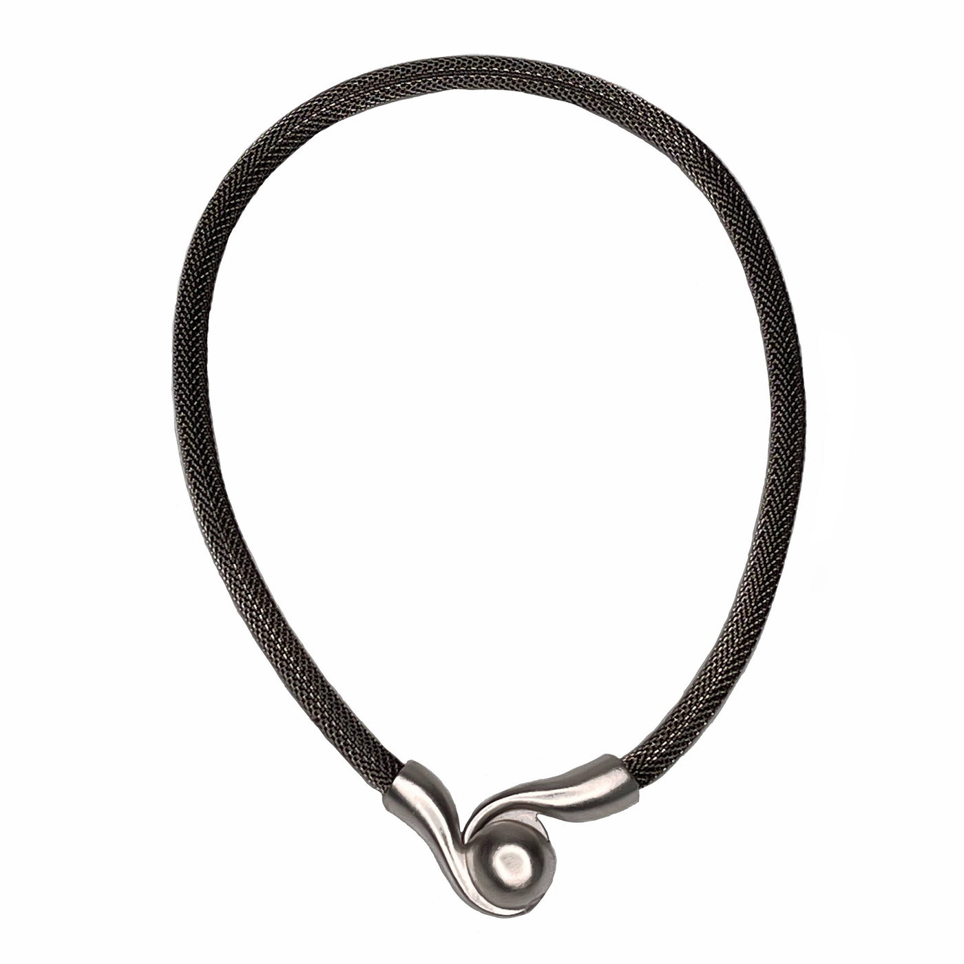 Black Nickel/Rhodium Clasp