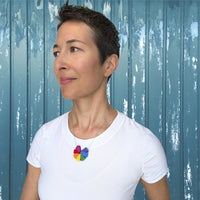 Rainbows with bright silver chain