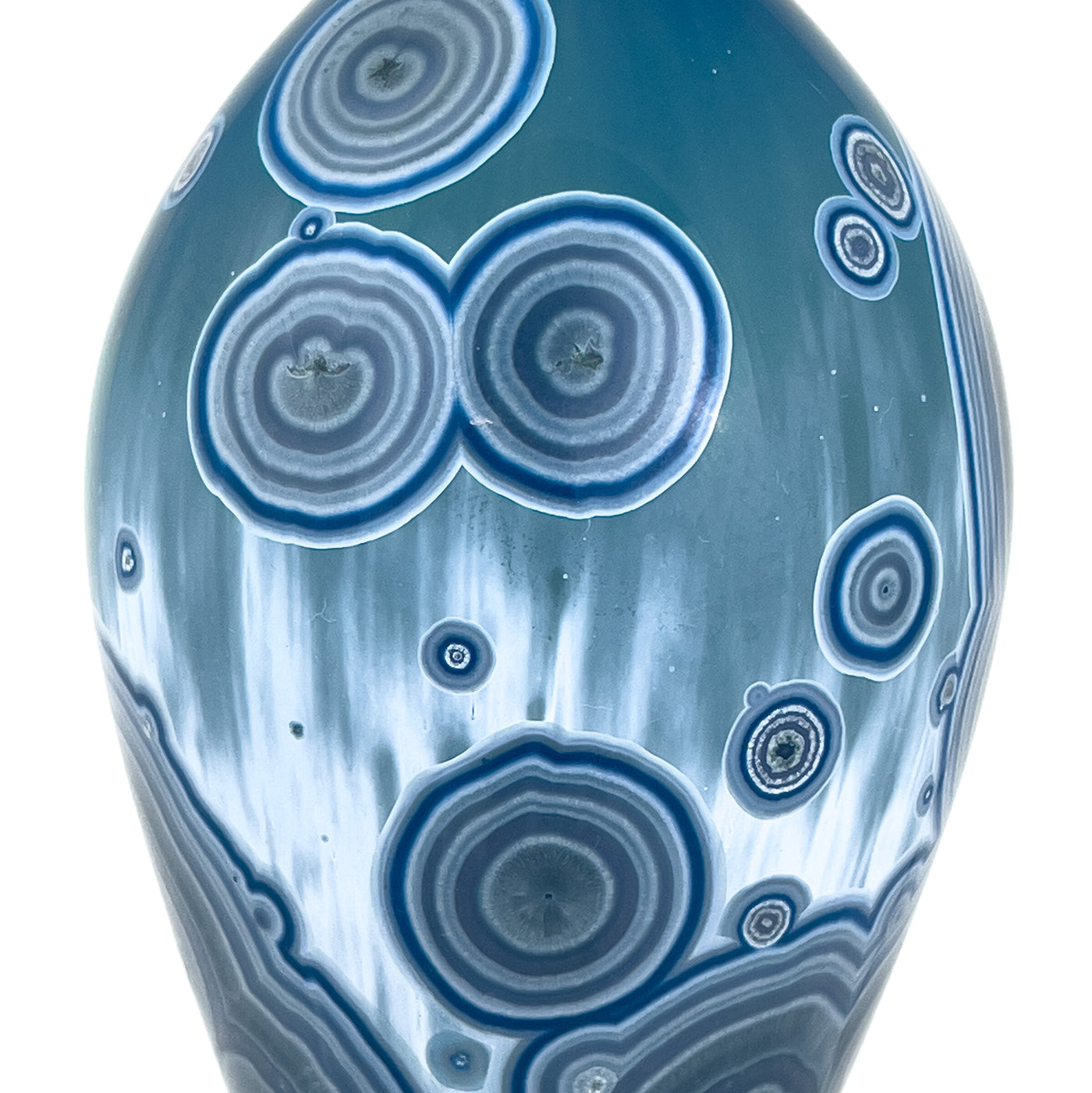 Crystalline Tear Ornament, Phil's Blue