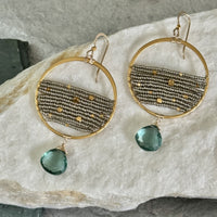 Luminous Gemstone Earrings