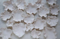 Matte Porcelain Wall Flower Set