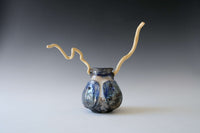 Burnt Shell Magic Forest Porcelain Vessel