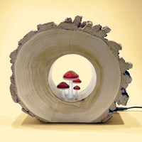 Willow Mushroom Lamp